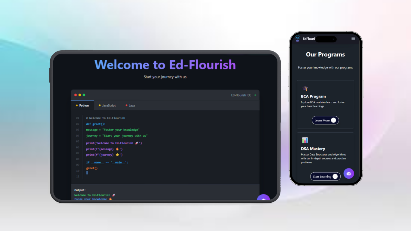 Ed-Flourish Learning Platform