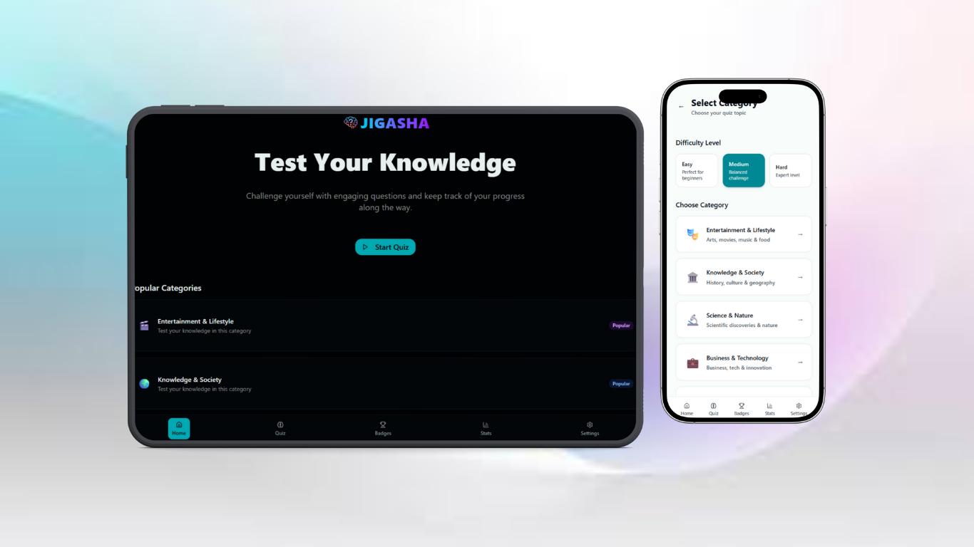 JIGASHA - Quiz Platform